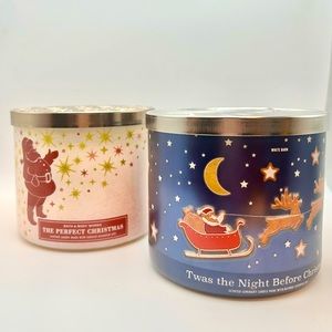 Bath and Body Works 3-Wick Candles - Set of 2